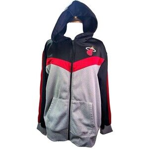 UNK NBA Sweatshirt Size XL Men's Miami Heat Basketball Hoodie Street Wear Layer